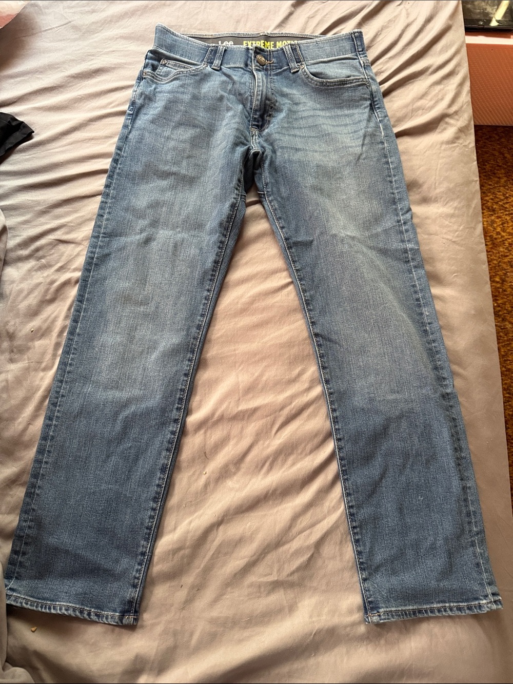 Lee Men's Medium Blue Straight-Leg Jeans